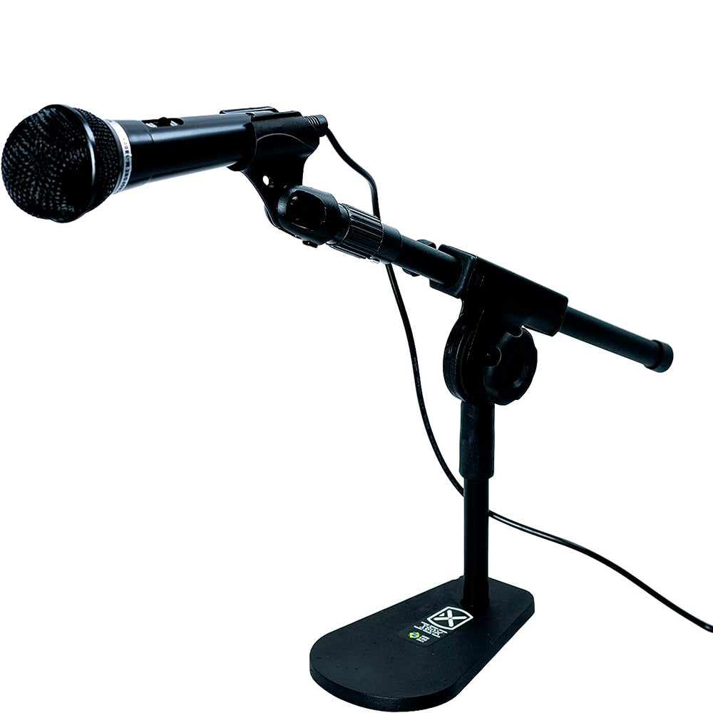 Microfone Vocal Dinâmico Som Natural MXT Preto 3 Metros - M-1800B